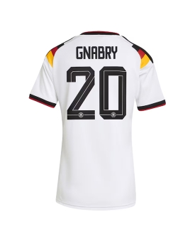 Billige Fotballdrakt Tyskland Serge Gnabry #20 Replika Hjemmedrakt Dame VM 2026 Kortermet Billige Fotballdrakt Tyskland Serge Gnabry #20 Replika Hjemmedrakt Dame VM 2026 Kortermet